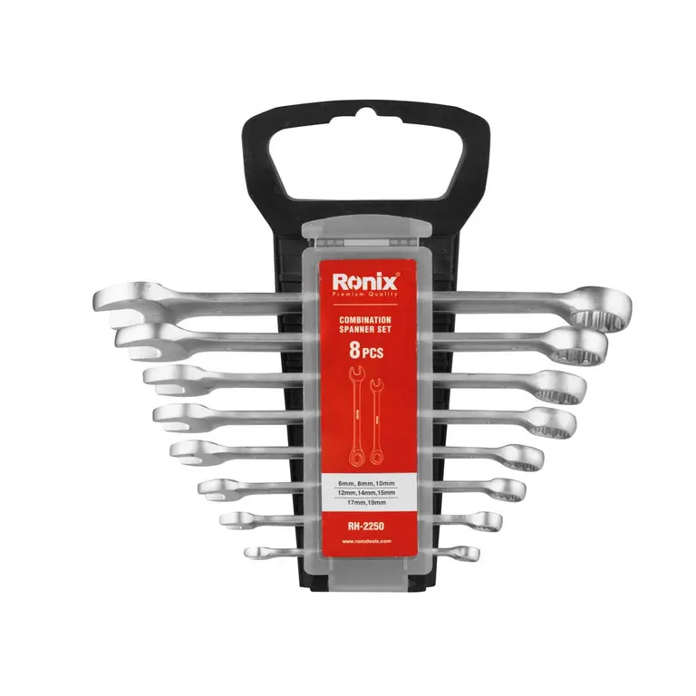 مجموعه آچار یک سر تخت یک سر رینگ ۸ عددی RH-2250